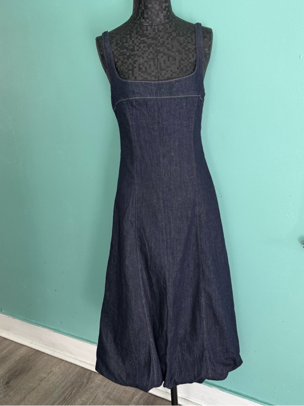 Zara Denim Midi Dress